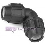 زانو پلی اتیلن 75x75 زانو پلی اتیلن 75x75